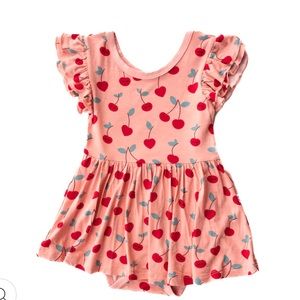 Little Sleepies Cherry Dress NWT 3-6